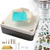 Generic Macchina automatica per incisione su vetro colorato con acqua, foratura 2-3mm e rifinitura bordi 3-25mm, punte diamantate 5/8 1/4 1/8 1/8 coniche per ceramica