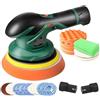 OUTFYT Cordless Car Polisher 12V Wireless Da Batteria auto macchina di polacco Brushless Dual Action Waxer 2pcs litio ,Alte prestazioni(Polisher K1)