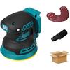 OutFyt Levigatrice elettrica a orbita casuale senza spazzola 125mm for smerigliatrice for legno for Utensili elettrici for batteria 18V ,Alte prestazioni(No Battery)