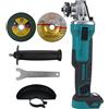 OutFyt Angolo angolo di impatto senza spazzole Grinder Electric Angle Machine Attrezzo elettrico for batteria da 18 V 125/105 / 100mm ,Alte prestazioni(125mm with disc C)
