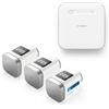 Bosch Smart Home Set iniziale termostato intelligente per radiatori, 1x Controller II, 3x Termostato per radiatori II [+M]