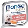 Monge SUPERPREMIUM Fresh Patè e bocconcini con salmone 100 gr
