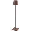 Zafferano Poldina XXL Pro lampada da terra Corten