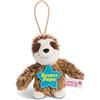NICI 44851 - Ciondolo a Forma di Bradipo con Scritta Bester papà, 8 cm, Colore: Marrone