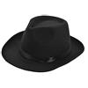 Bristol Novelty BH627 - Cappello in feltro di lana, da uomo, nero, taglia unica
