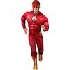Rubie's 703017L000 DC Comics Flash the Movie Deluxe Costume tuta e maschera per adulti, da uomo, rosso, L