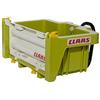 Rolly Toys RollyBox Claas 408924 - Contenitore per trattore a pedale (bambini dai 3 ai 10 anni, cavità inclinabile, portellone posteriore ABN), verde chiaro