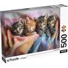 Liscianigiochi Lisciani Giochi - Puzzle + poster Cats 500, 120529