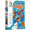 SmartGames Gatti e scatole, puzzle per adulti e bambini con 60 sfide, giochi educativi per 1 giocatore, giochi da tavolo per bambini dai 7 anni in su