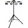 Algam Lighting FLORIDABAR-II Kit Treppiede 4in1Par+Derby+Strobo+Laser+Telecom.IR