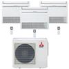 Mitsubishi Climatizzatore Condizionatore Mitsubishi Pavimento Serie M MFZ-KT Trial Split Inverter 12000 + 12000 + 12000 BTU con U.E. MXZ-3F68VF NOVITÁ Classe A++/A+