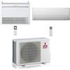 Mitsubishi Climatizzatore Condizionatore Mitsubishi R32 Dual Split Inverter Console + MSZ-BT Wifi 12000 + 18000 BTU con U.E. MXZ-3F54VF Classe A+++/A++