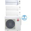 Mitsubishi Climatizzatore Condizionatore Mitsubishi MSZ-AY + Kirigamine Style Wifi R32 Trial Split Inverter 9000 + 9000 + 12000 BTU con U.E. MXZ-3F68VF4 Classe A++/A+
