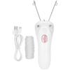 Lwuey Epilatore Per Rimozione Viso a Filo, Elettrico Delle Donne Ricaricabile Automaticamente Senza Fili Cotone Signore Rasoio per Femminile Facciale Gambe Braccia Massaggiatore Bellezza Braccio