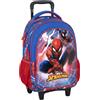 Clondo Zaino Trolley Scuola Bambini Per Spiderman Fan con Carrello Rimovibile - Ergonomico, 33x43x15 cm, Tasche Porta Borraccia, Spallacci Imbottiti - Ideale per Elementari e Viaggio