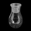 Generic Contenitore per piante acquatiche, mini vaso per fiori idroponici, in plastica trasparente, vaso per piante idroponiche, vaso per casa e ufficio (4)