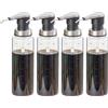 IGTOPS Dispenser per pompa di salsa, dispenser per sciroppi di caffè, bicchiere di miele, bottiglia di vetro da 500 ml con pompe in acciaio inox, dispenser per sciroppi per caffè, a prova di perdite, pompe