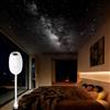 JIABAOZ Galaxy Projector Night Light, USB Stars Space Starry Sky Projector Lamp LED Starlights Projection Portable Adjustable for Bedroom Car Roof Interior Ceiling (White-Galaxy)