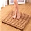 GAOBINGB Tappetino da Bagno in Legno Impermeabile con Piedini Antiscivolo, Tappeto da Doccia Naturale per Bagno, Cucina, Camera da Letto, Adatto agli Animali Domestici, 50 x 100 cm/20 x 39 Pollici, d