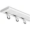 Generic Binario per Tende Ultra Sottile, Montaggio a Soffitto a Singola Rotaia, Sistema Invisibile Robusto per Tende per Soggiorno, Camera da Letto, Facile Installazione, Perfetto Divisorio per Stanza