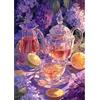 MEIYUDA DIY Diamond Painting Kit Bellissimo tè pomeridiano, 5D Pittura Diamante Kit, Diamond Painting Ricamo a Punto Croce Artigianale Per La Decorazione Della Parete Di Casa 30x40cm