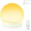 Alaoo Luce Notturna a Led,Luce LED Magnetica Senza Fili, LED Multicolore Llluminazione, 12 Colori,Luminosità Regolabile, Funzione Timer, Con telecomando, Adatto per Camere da Letto, Armadi e Librerie