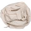 GALPADA Fodera Rettangolare Biancheria 45x35x58 CM per Cesto | Beige, Removibile e Lavabile, per Cesti Portaoggetti e Lavanderia, Stile Country Rustico