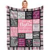 YESTUTI Regali per Compleanno 18 Anni Ragazza, Regalo Figlia, Mamma e Figlia, Madre e Figlia, Regalo di Festa Della Natale per Figlia, Idee Regalo Figlia da Papà Mamma, Mia Figlia Coperta 150x130CM