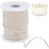 BENECREAT Stoppino di ricambio rotondo in cotone, 50 m, 2 mm, stoppini per lampade a olio per candele a cherosene, alcool, lanterne, bruciatori, stufe, illuminazione e decorazione