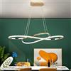 ASJK Lampadario Moderno LED Dimmerabile 54W Temperatura di colore 3000K-4000K-5000K Design creativo Adatto per soggiorno Sala da pranzo Cucina Camera da letto