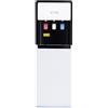 XYCHAO Distributore di acqua da terra con sottocarico, 500 W, temperatura ambiente fredda, 3 prese d'acqua, distributore elettrico per ufficio, casa, cucina, bianco con spina europea, facile da usare