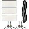 SiSinkal Kit di ricambi per aspirapolvere Ecovacs per robot aspirapolvere Deebot U2 e U2 Pro DGN22 con spazzola a rullo principale, 4 spazzole laterali e 3 filtri
