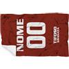 love print Telo Mare Tifoso Interista, Milanista Napoletano,PERSONALIZZATO CON Nome e Numero (Tifoso Salernitana)