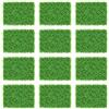 Linanty Confezione da 12 piante artificiali, 40 x 60 cm, parete di fiori, parete per piante per interni ed esterni, piante artificiali per decorazione da parete, decorazione da giardino