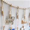 RHQFDM Espositore per Foto appese Cordoncino Fotografico con Piccola Clip in Legno Fai da Te Creativo Foto Appeso,per la Decorazione della casa,può Appendere Cartoline,Foto,Souvenir
