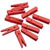 Anawakia 50 Mollette in legno per biancheria, mini mollette in legno, per foto, artigianato, artigianato, artigianato, decorazioni in legno, foto, carta, 3,5 cm (rosso)
