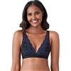 Wacoal Instant Icon Bralette Reggiseno con Scollatura a V, Nero/Eclipse, S Donna
