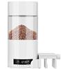 HUIKJI Distributore automatico per pesci da 500 ml, per acquario o piccolo acquario per tartarughe, per l'alimentazione in vacanza o in vacanza