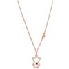 Emporio Armani Collana da donna in ottone con chiusura a moschettone in tonalità oro rosa