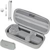 Honbobo Custodia per DJI Osmo Pocket 4P, Borsa da trasporto Case Bag con Multiuso DIY Cordino Cinghia (con 1/4 Vite) Accessori per DJI Osmo Pocket 4P (Grey)