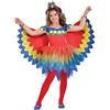 amscan (PKT (9903518) Costume da fata pappagallo per bambine (9-10 anni)