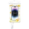 Generic Custodia impermeabile per telefono, universale, trasparente, per smartphone, custodia protettiva subacquea con cordino per nuoto, snorkeling, surf, canottaggio, spiaggia, kayak, copertura antipolvere