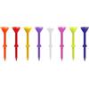 XCTDSVAH Tee Golf 30 Pezzi di Magliette da Golf Tazza plastica Lunga 80 mm Accessori for Allenamento Portatili miscelazione Colori Casuale(Type A Random Color)