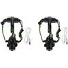 Vjsujehgy 2X Lampada Frontale A LED Dimmerabile Meccanica T6 Lampada da Testa A Luce Ricaricabile A Luce Forte Lampada da Pesca per Esterni