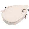 Xiuganpo Borse da Tennis, Borsa per Racchette da Tennis da Donna in Poliestere Leggero e Impermeabile, Borsa da Padel con Tasche in Rete per Racchette da Giovanili (BLACK)