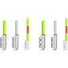 Vjsujehgy 6 Pezzi Lampada da Pesca Elettrica LED Stick Light Accessorio per Attrezzatura da Pesca Notturna Galleggiante Luminoso (Acceso Fisso, Flash, Bicolore)