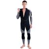 Dilwe Muta subacquea da uomo 3 mm per immersioni totali, aggiornamento per snorkeling surf immersioni nuoto, cerniera anteriore, adatta per nuoto, snorkeling, kayak, vela, vela (XL)