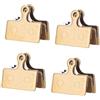 POAYUEWR 4 Paia di pastiglie per Freni a Disco Adatte per Shimano M988 M985 XT Adatte per TR M785 Adatte per SLX M666 M675 Adatte per Deore M615(4 Pairs Resin)