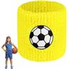 Générique Fasce anti-sudore multicolore per braccialetti per braccialetti per braccialetti sportivi traspiranti per il tennis, il basket, il calcio, la corsa, l