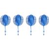 Mtlavishness 4 Pz 9 cm 14g Soft Swimbait Affondamento Soft Swim Bait Raja Lure Artificail Esche Attrezzatura da pesca (Colore luminoso)